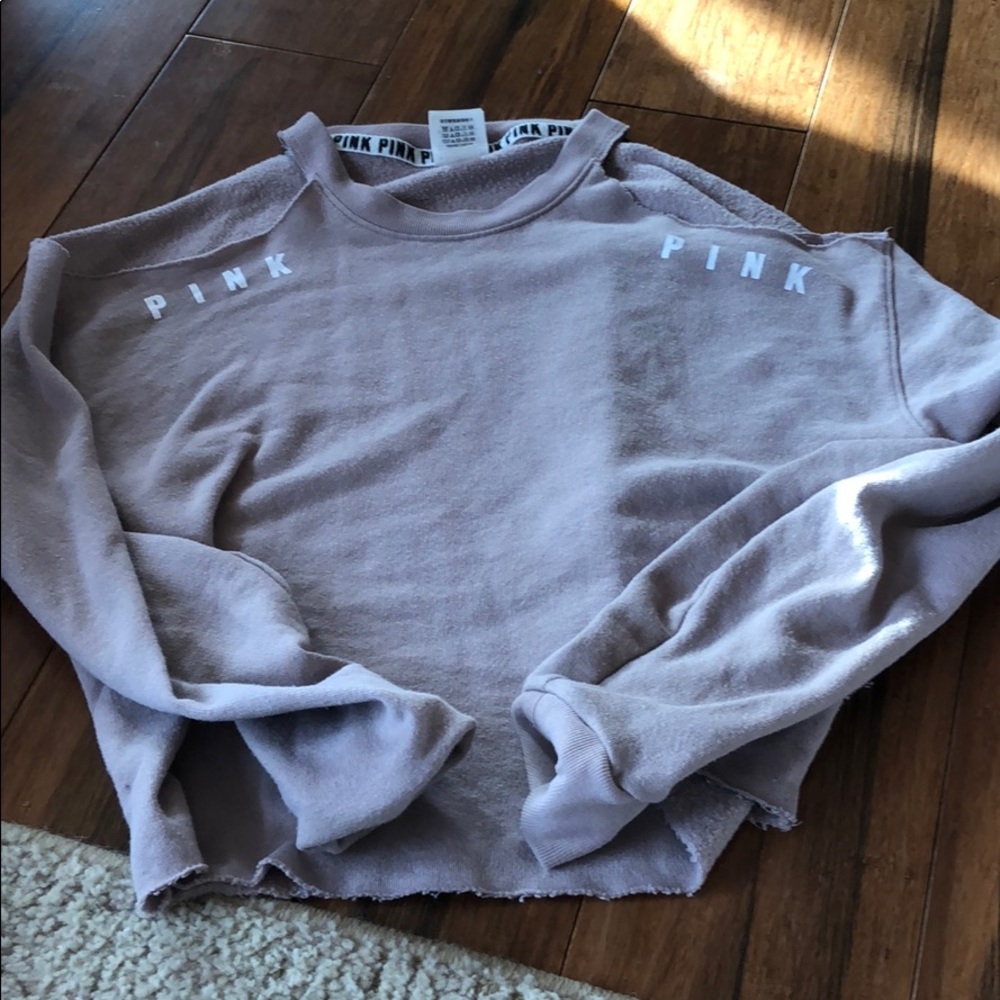 Pink crew neck